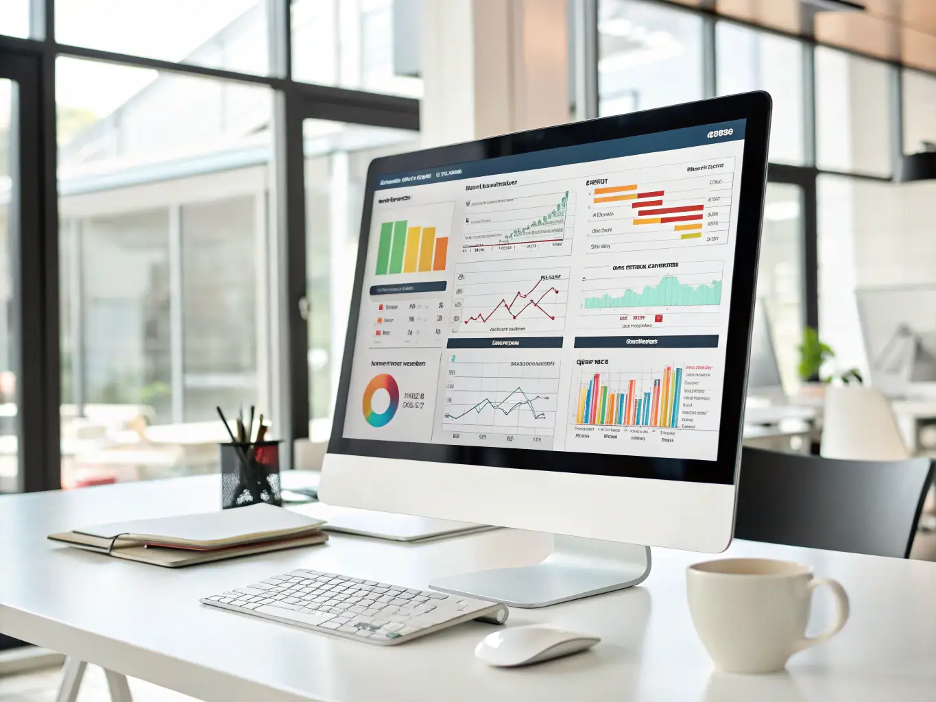 A detailed image showcasing the FirstMoon EA's risk management dashboard, highlighting key metrics such as drawdown, win rate, and profit factor. The dashboard should have a clean, professional design with clear data visualization.